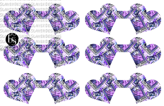 HEARTCORD008 - Cut and Sew Cord Organizer FABRICSLAYER - Preorder