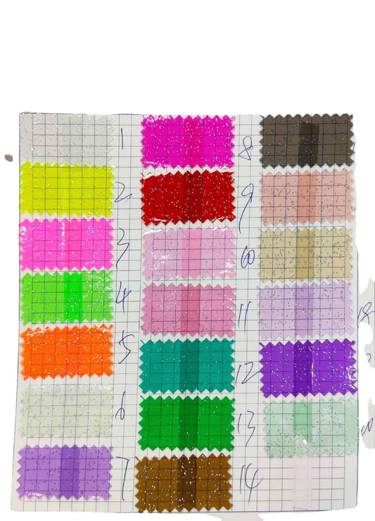 Holographic Speckled Clear Vinyl Rolls - PREORDER