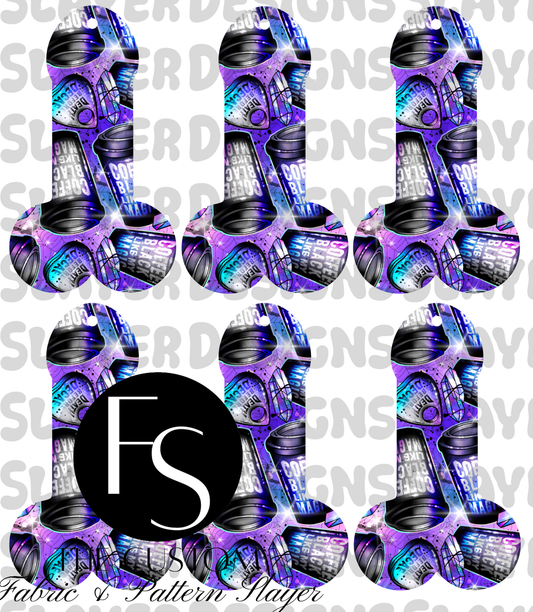 COCKMARK22 - Cut and Sew Bookmarks FABRICSLAYER - Preorder