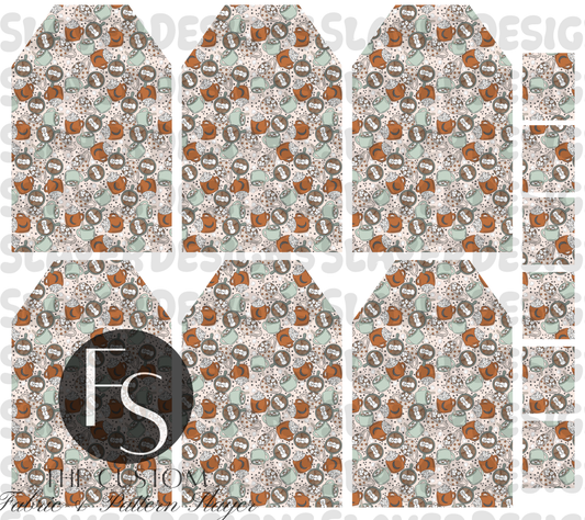 TEABAGMARK012 - Cut and Sew Bookmarks FABRICSLAYER - Preorder