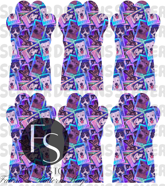 PAWMARK030 - Cut and Sew Bookmarks FABRICSLAYER - Preorder