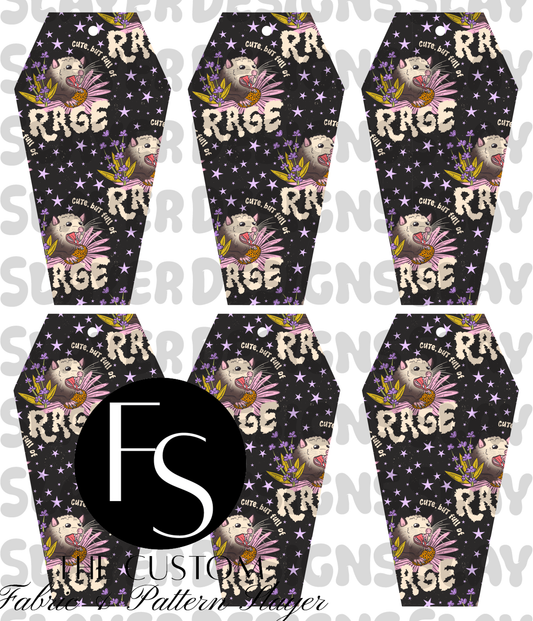 COFFINMARK33 - Cut and Sew Bookmarks FABRICSLAYER - Preorder