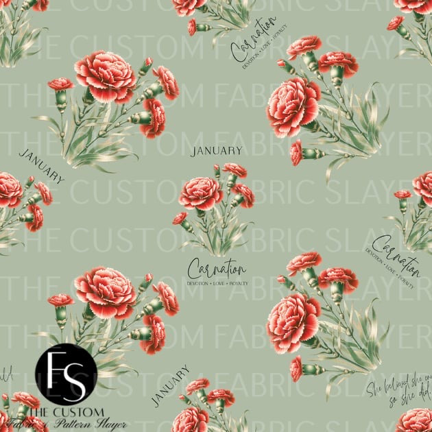 January Flowers - FABRICSLAYER
