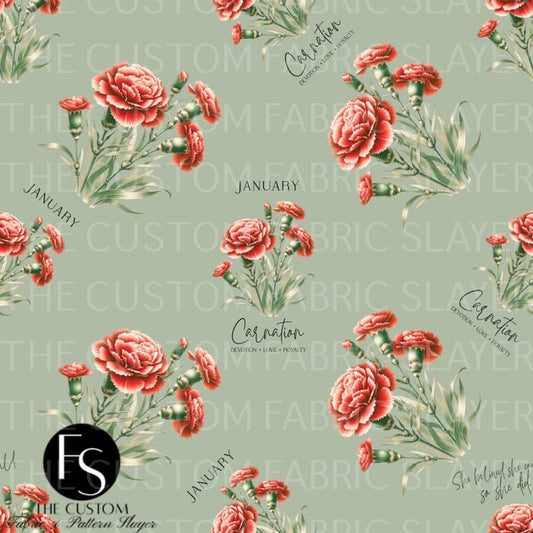 January Flowers - FABRICSLAYER