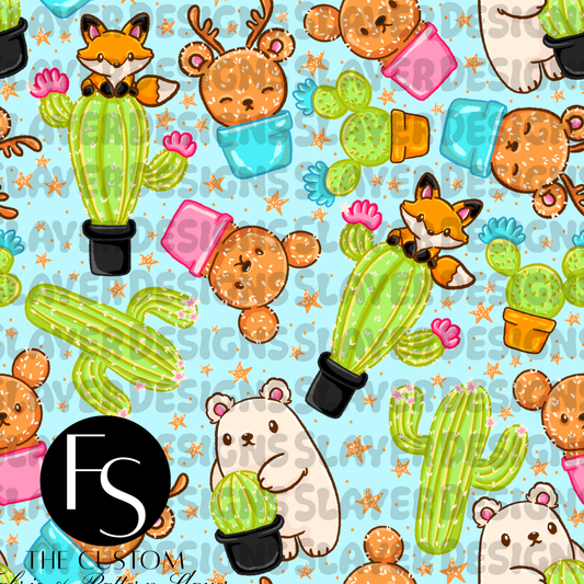 Cacti Animals - LYSSDOODLES