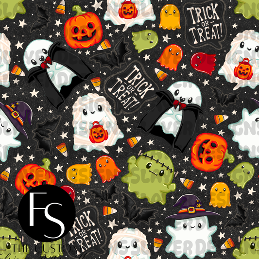 Trick or treat ghosts - LYSSDOODLES