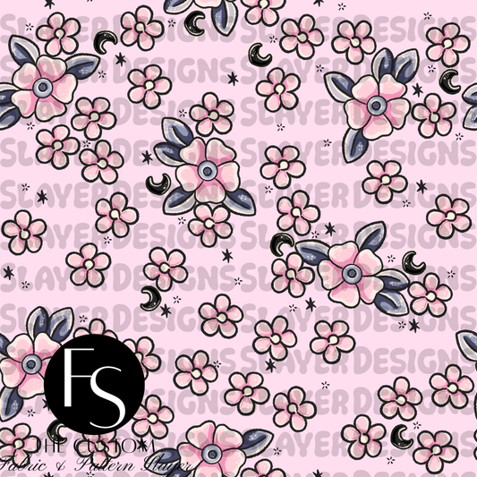 Floral Ravens Coordinate A-2 - LYSSDOODLES