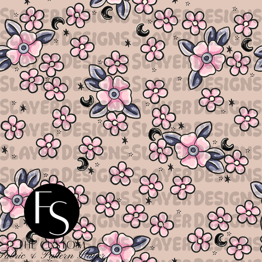 Floral Ravens Coordinate C-2 - LYSSDOODLES