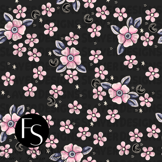 Floral Ravens Coordinate D-2 - LYSSDOODLES