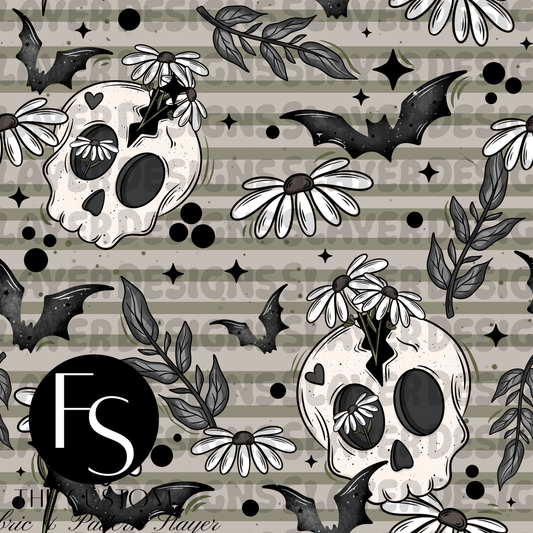 Daisy and Skulls - CERRASSHOP