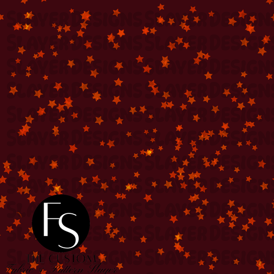 Haunted Red Conjuring Halloween Coordinate D - FABRICSLAYER