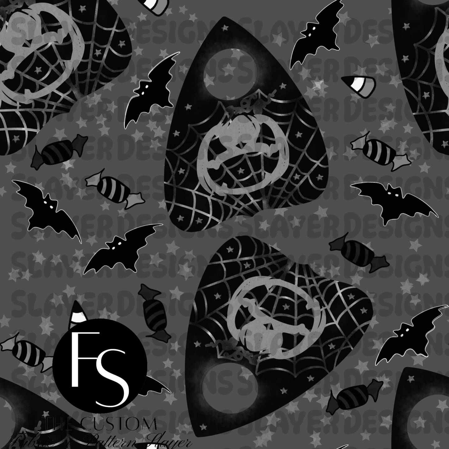 Monochrome Conjuring Halloween - FABRICSLAYER