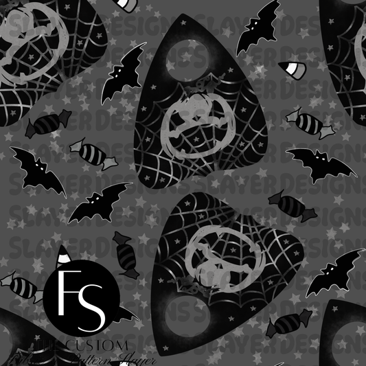 Monochrome Conjuring Halloween - FABRICSLAYER