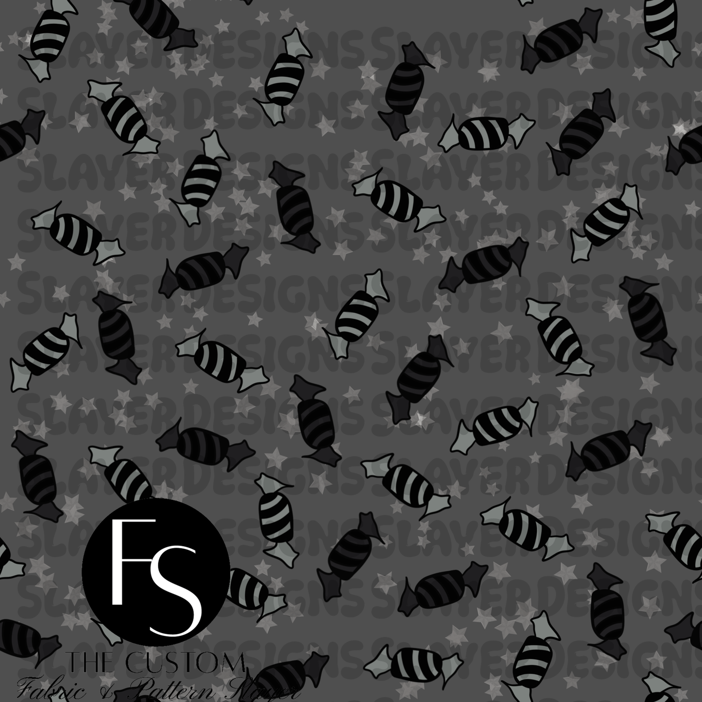 Monochrome Conjuring Halloween Coordinate C - FABRICSLAYER