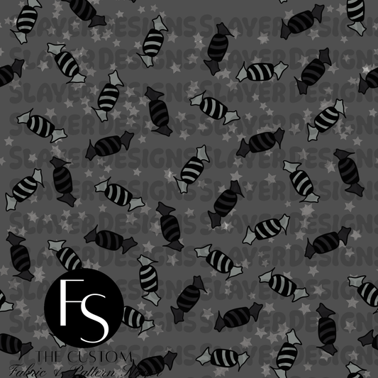 Monochrome Conjuring Halloween Coordinate C - FABRICSLAYER