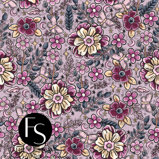 Midnight Blossom B-1 Coordinate - LYSSDOODLES