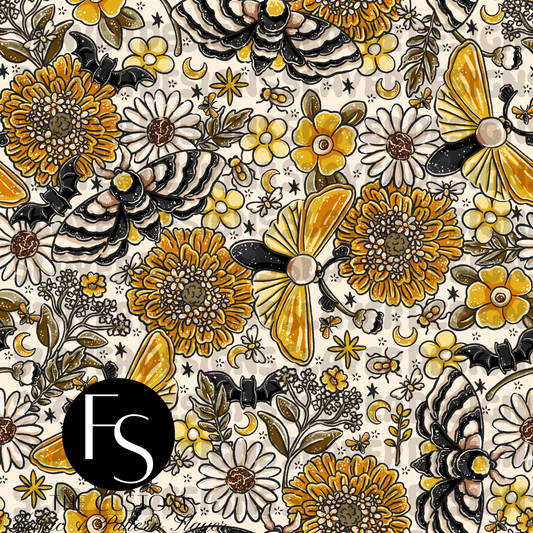 Moonlit Garden A - LYSSDOODLES