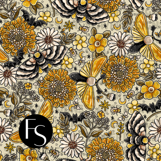 Moonlit Garden D - LYSSDOODLES