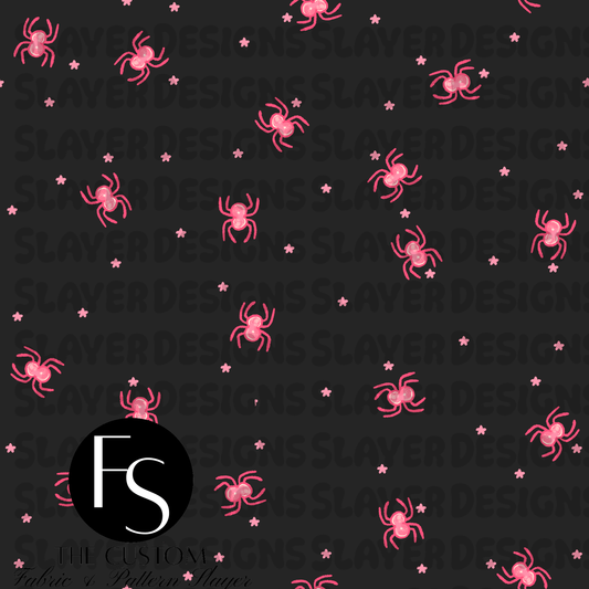 Spooky Pink Bows A-1 Coordinate - LYSSDOODLES