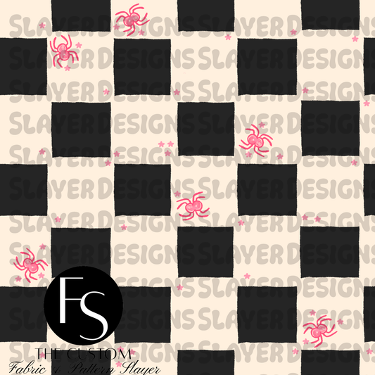 Spooky Pink Bows B-2 Coordinate - LYSSDOODLES