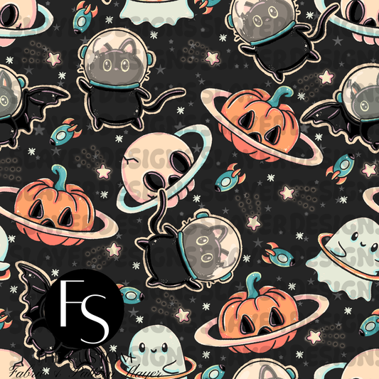 Spooky Space A - LYSSDOODLES