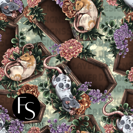 Rat Coffins B - PAWSITIVEPAINTS