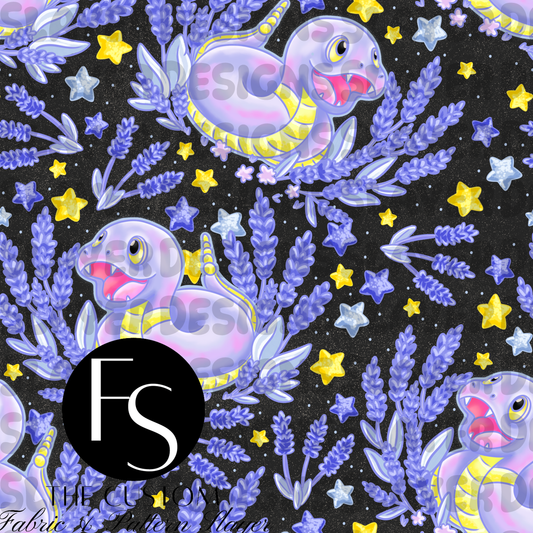 Lavender Snake B - LYSSDOODLES