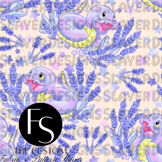 Lavender Snake D - LYSSDOODLES