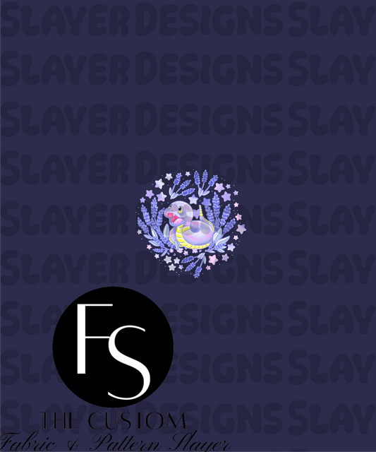 Lavender Snake A-1 - LYSSDOODLES Panel