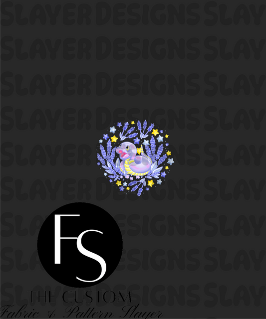Lavender Snake C-2 - LYSSDOODLES Panel