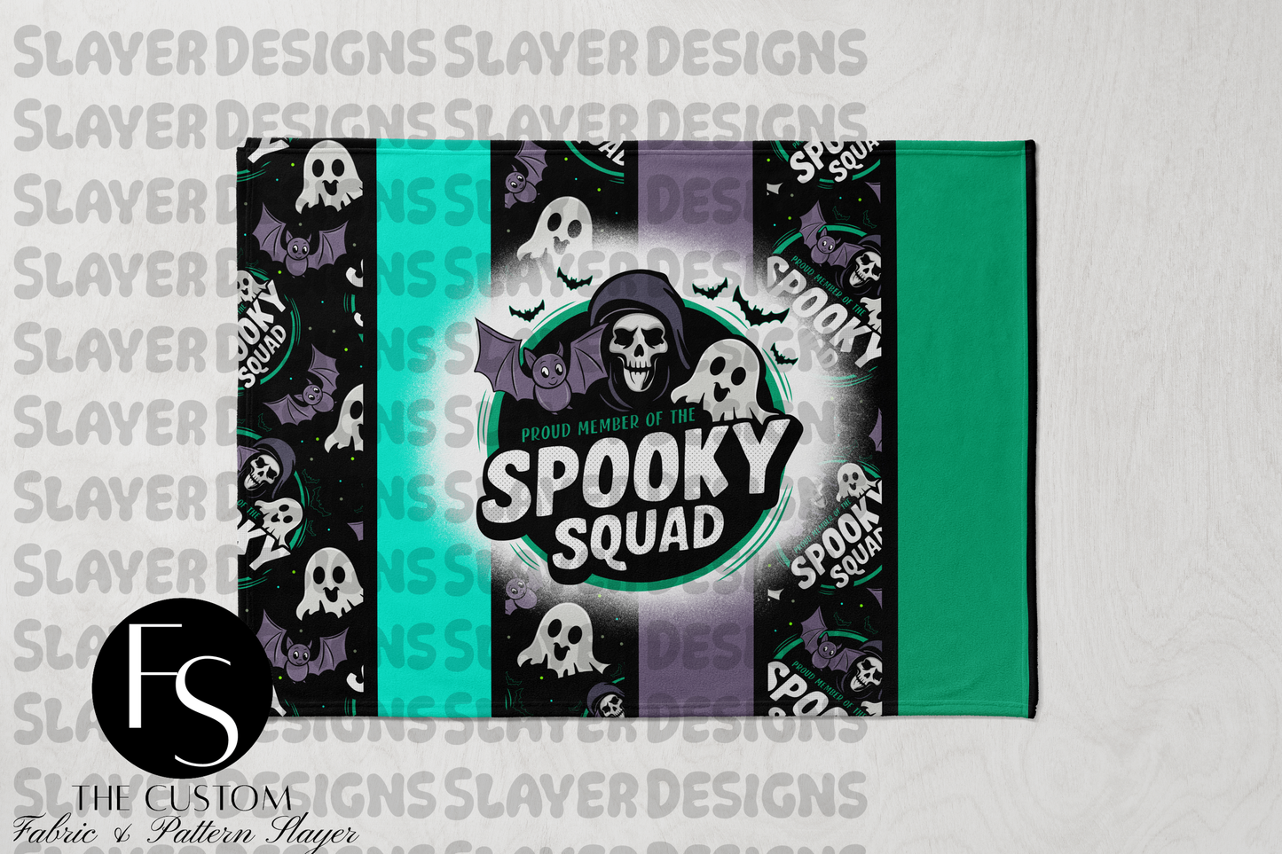 The Custom Fabric Slayer Blankets - SSD001 - SPOOKYSQUADDIGIATLS