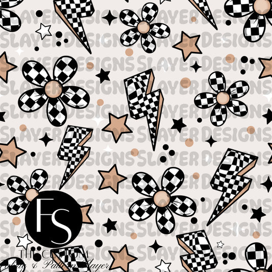 Checkered Florals - CERRASSHOP