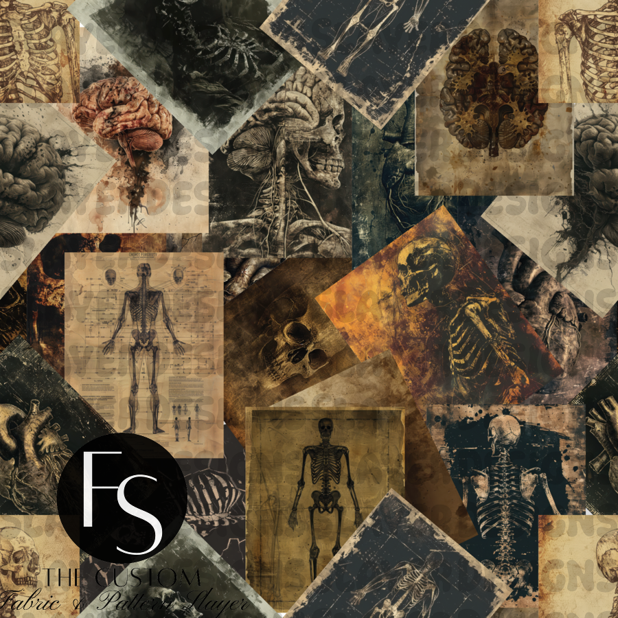 Vintage Anatomy Papers - FABRICSLAYER