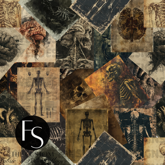 Vintage Anatomy Papers - FABRICSLAYER