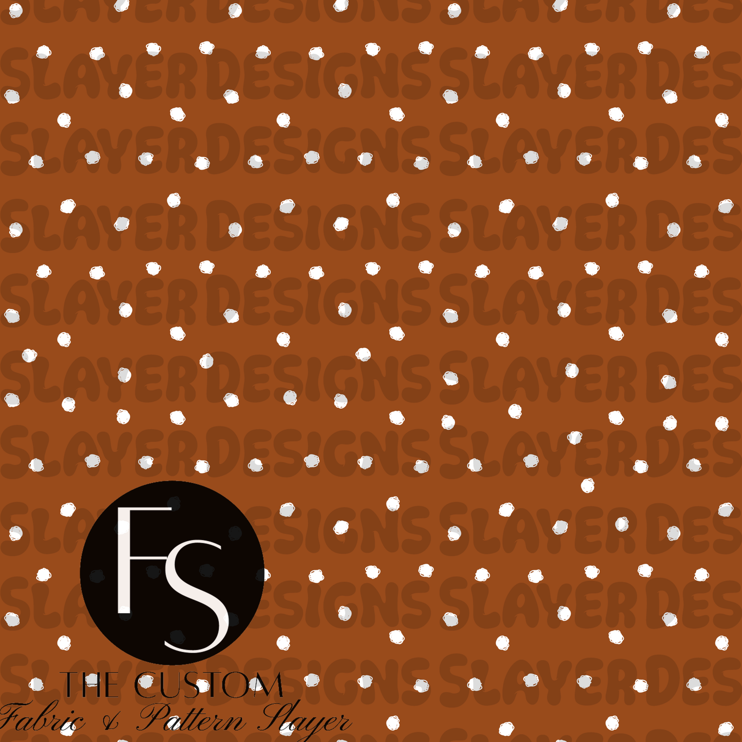 Burnt Orange Polka Dots - CERRASSHOP