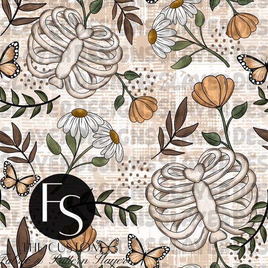 Floral Ribcage - CERRASSHOP