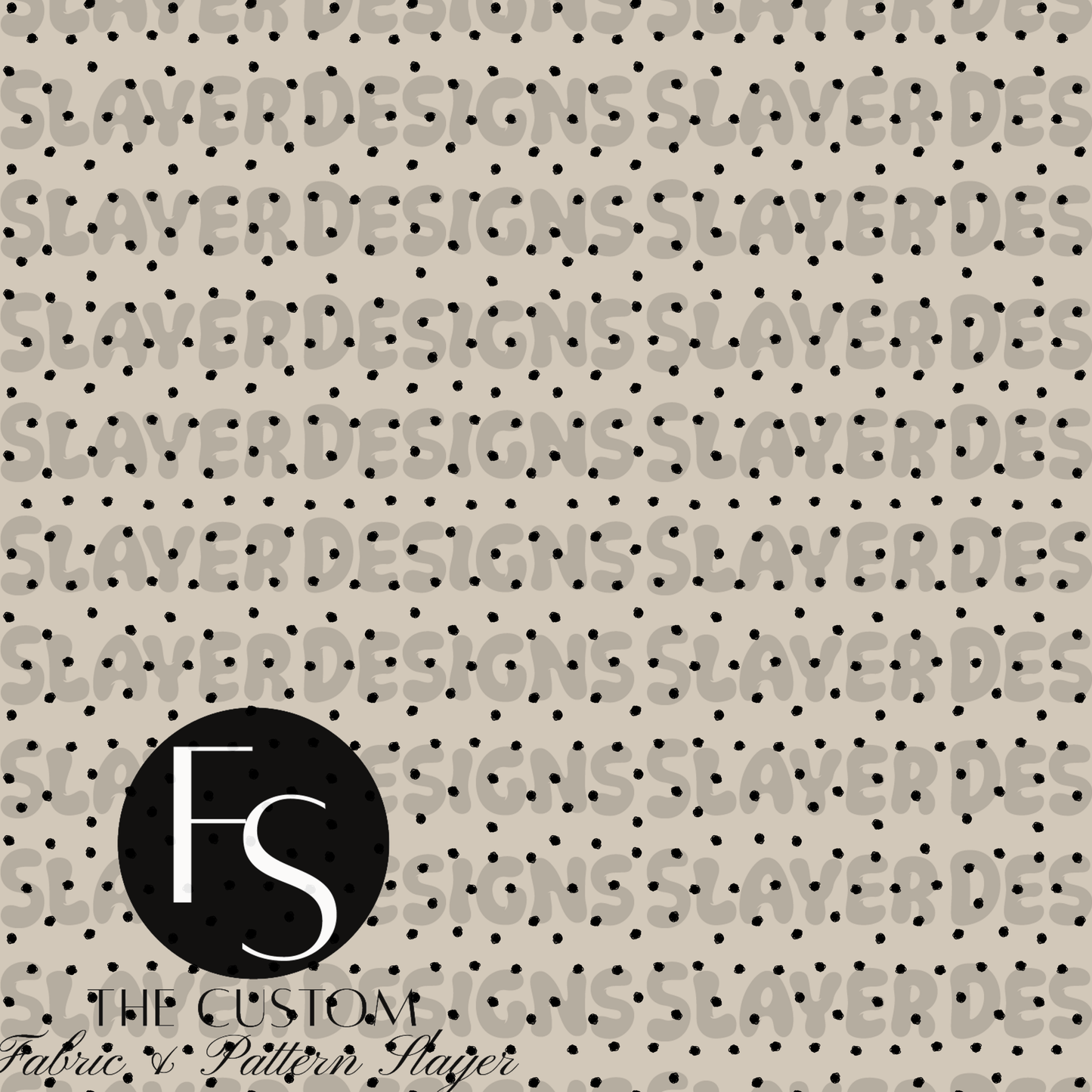 Beige Polka Dots - CERRASSHOP