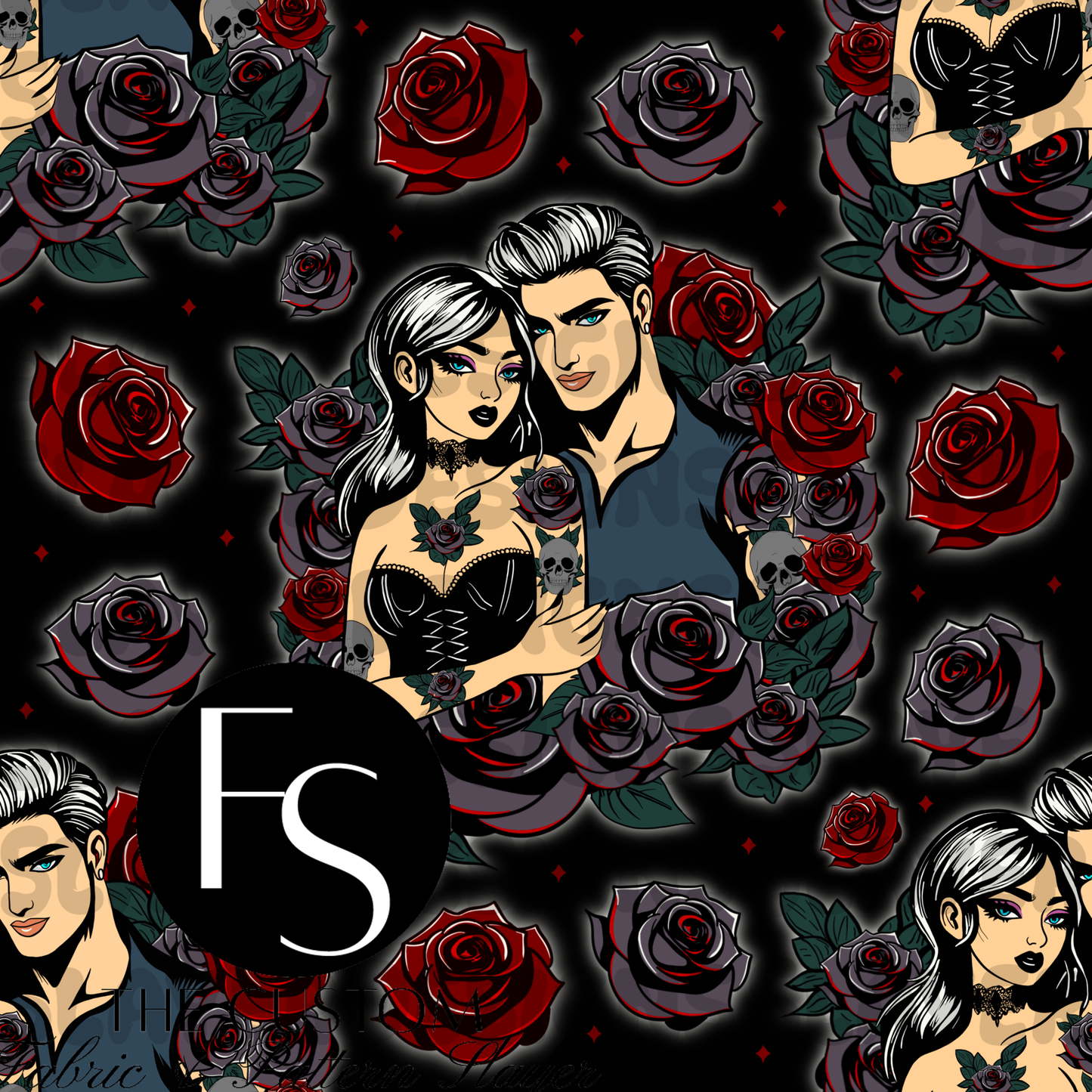 Dark Romance Lovers B - FABRICSLAYER