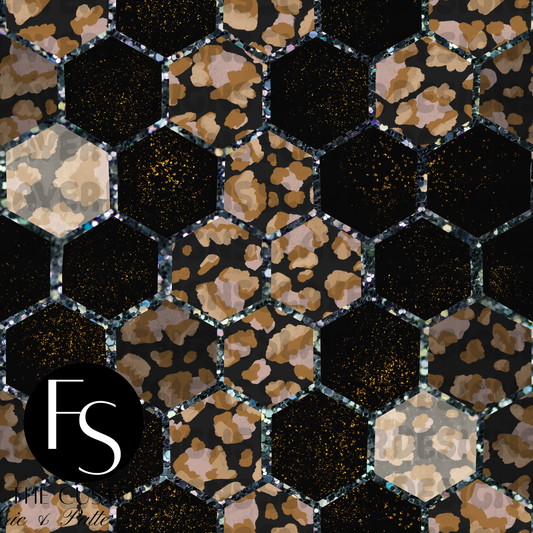 Geometrical Leopard Glitter A - LYSSDOODLES