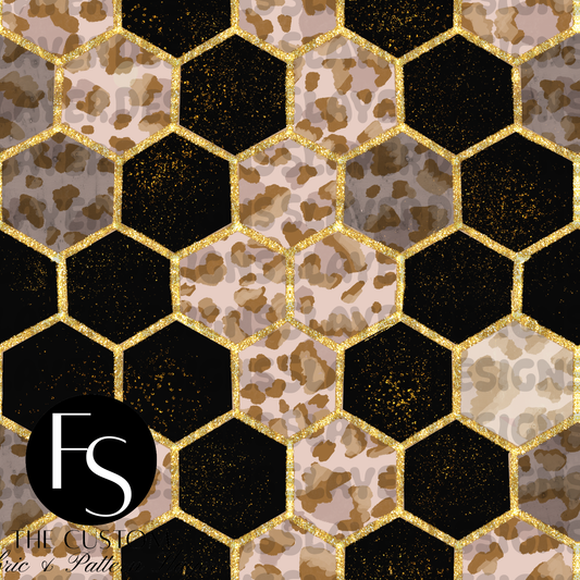 Geometrical Leopard Glitter D - LYSSDOODLES