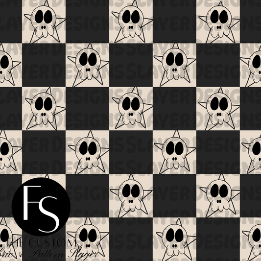 Paisley Skeletons Coordinate C - LYSSDOODLES