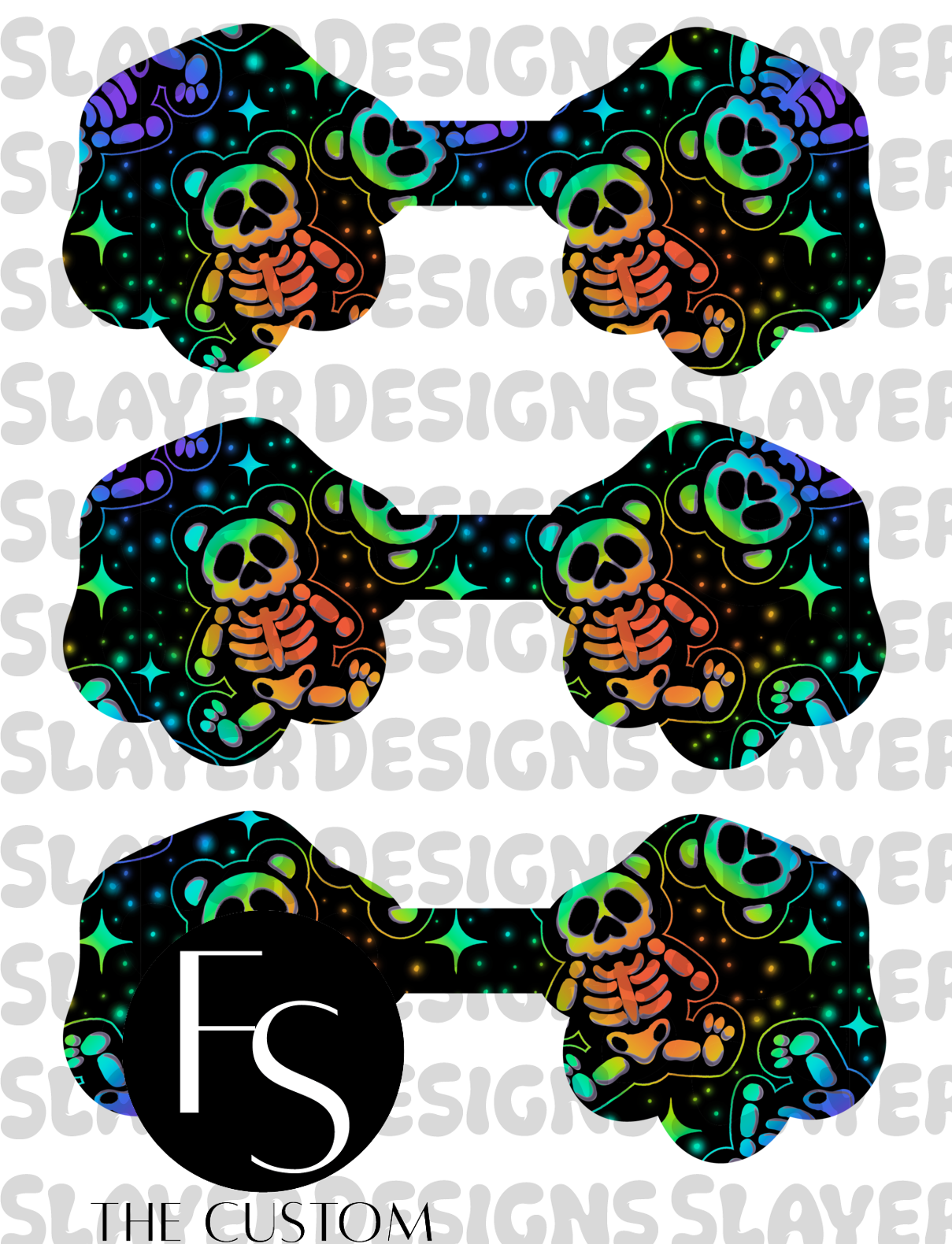 PAWCHAIN022 - Cut and Sew Keychains FABRICSLAYER - Preorder