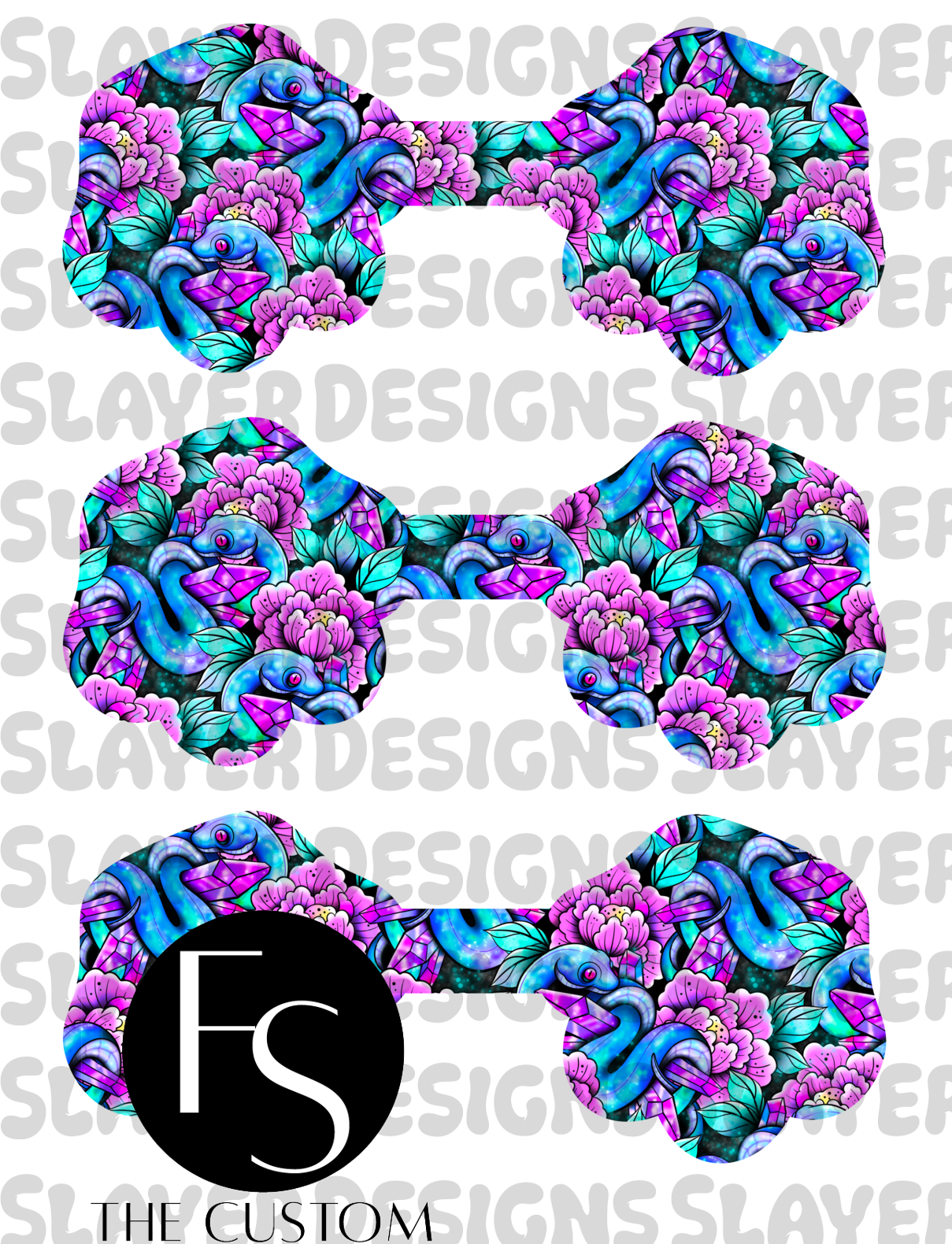 PAWCHAIN023 - Cut and Sew Keychains FABRICSLAYER - Preorder