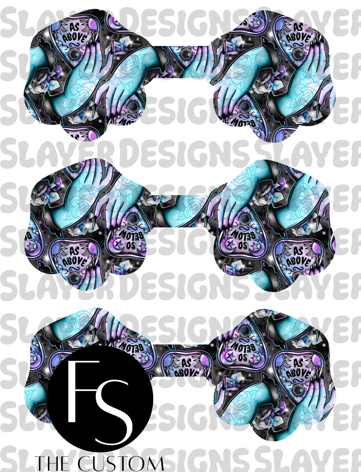 PAWCHAIN025 - Cut and Sew Keychains FABRICSLAYER - Preorder