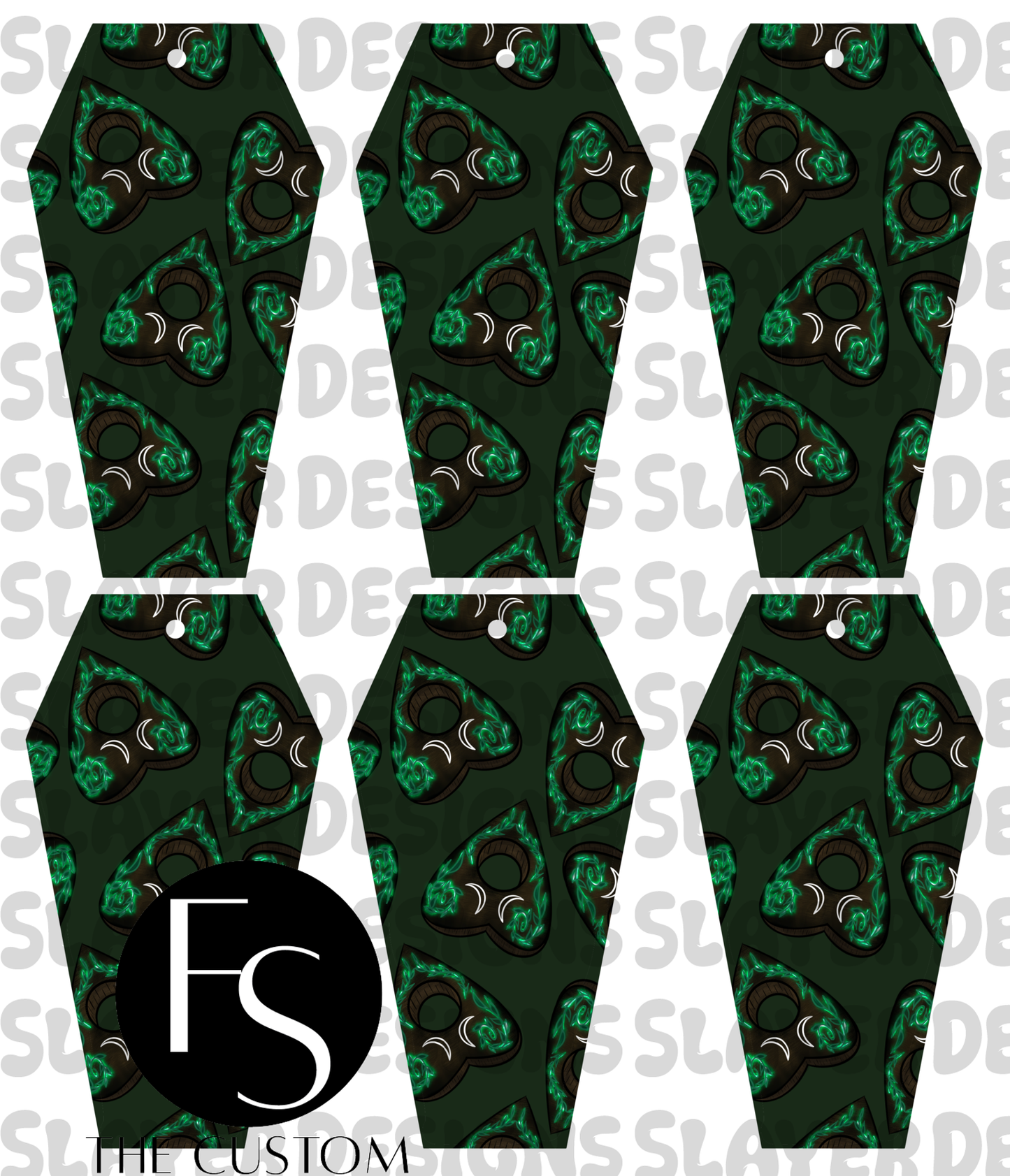 COFFINMARK46 - Cut and Sew Bookmarks FABRICSLAYER - Preorder