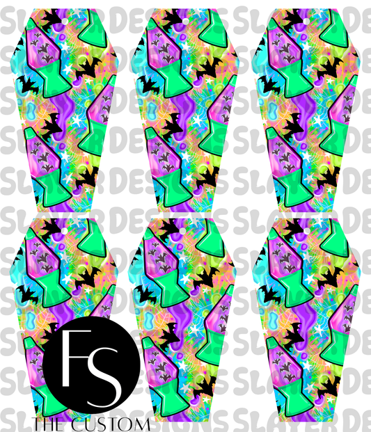 COFFINMARK53 - Cut and Sew Bookmarks FABRICSLAYER - Preorder