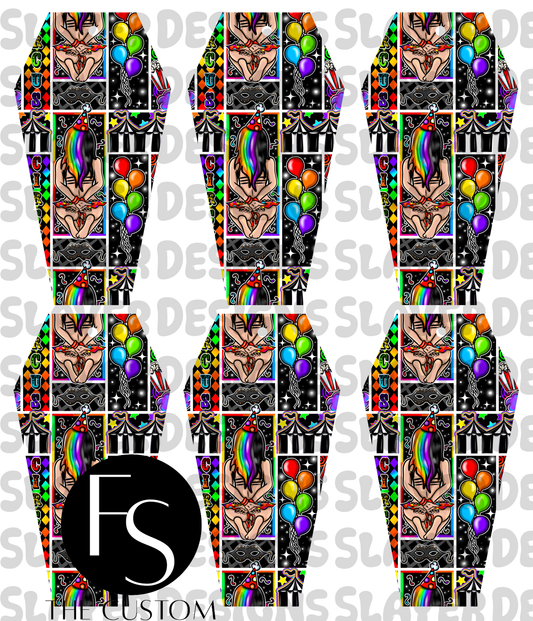 COFFINMARK54 - Cut and Sew Bookmarks FABRICSLAYER - Preorder