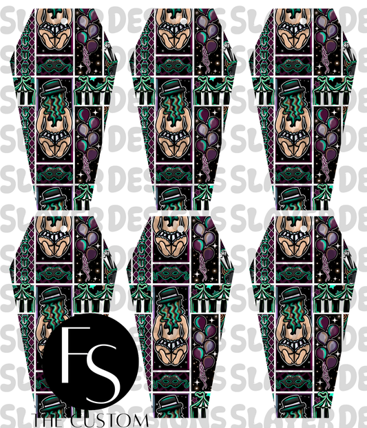 COFFINMARK55 - Cut and Sew Bookmarks FABRICSLAYER - Preorder