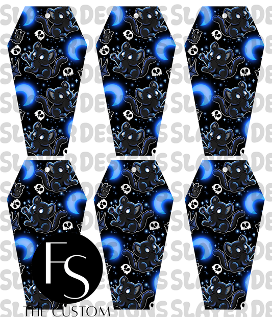 COFFINMARK56 - Cut and Sew Bookmarks FABRICSLAYER - Preorder