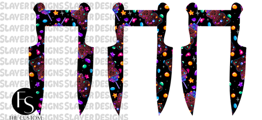 KNIFECHAIN008 - Cut and Sew Keychains FABRICSLAYER - Preorder